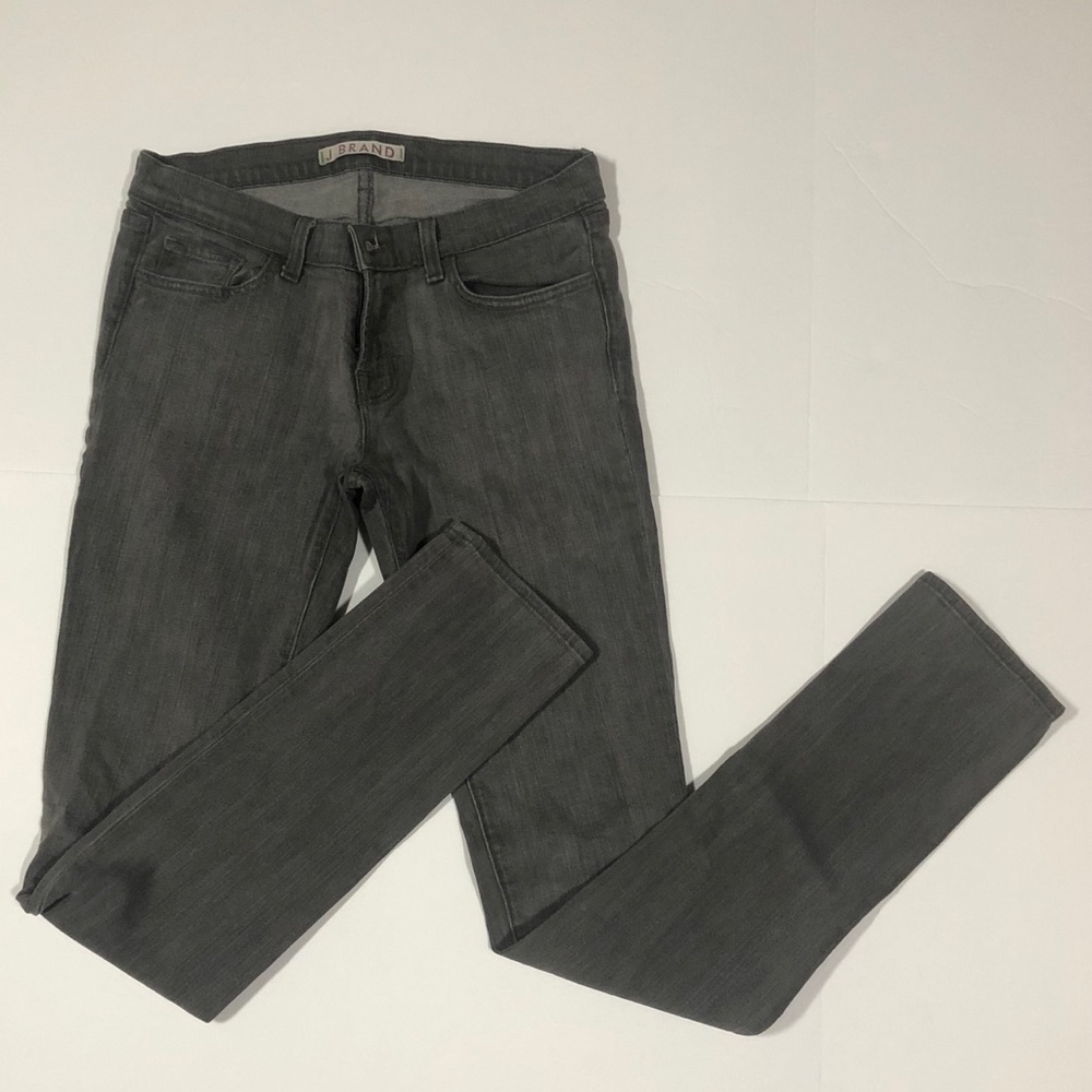 J Brand gray pencil leg jeans